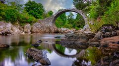 Horseback Bridge, Cairngorms Nationalpark