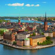 Blick auf Stockholm