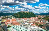 Ljubljana Blick auf die Stadt 