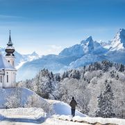 Maria Gern mit dem Watzmann im Hintergund