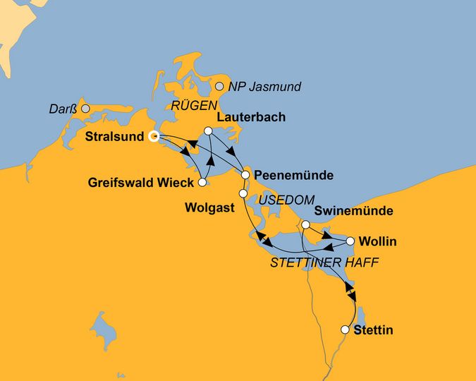 Ihre Reiseroute