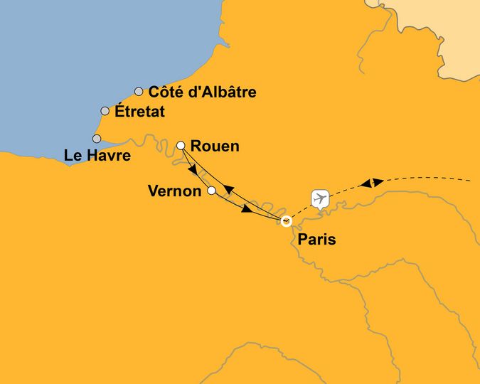 Ihre Reiseroute ©www.stepmap.de Ihre Reiseroute