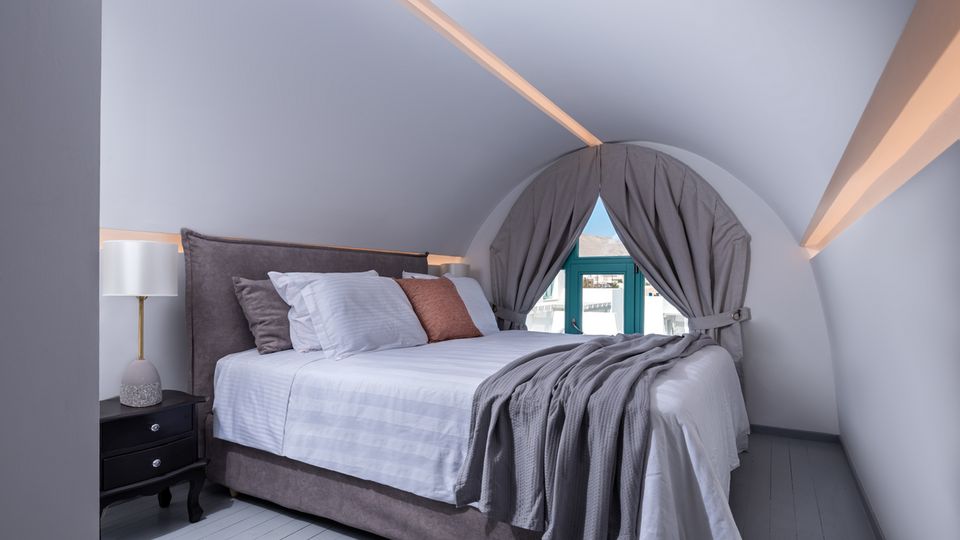 Hotel Santa Irina Luxury Sunny Lofts Schlafzimmer