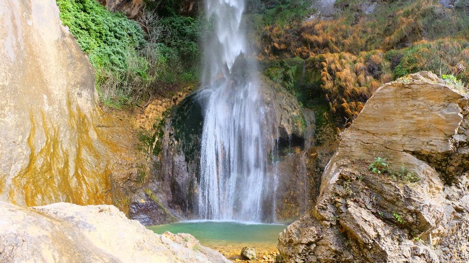Wasserfall Cascade de Courmes bei Pont du Loup