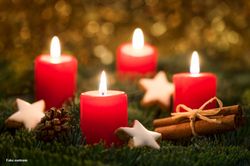 Weihnachtskranz an Weihnachten Weihnachtskranz an Weihnachten