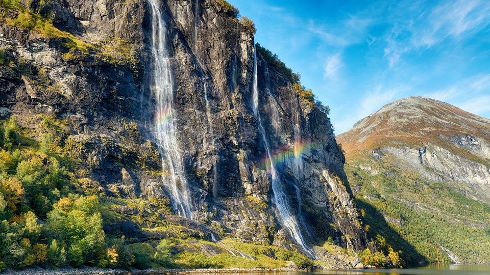 Wasserfall sieben Schwestern