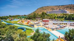 Aquapark des Hotel Costa Verde in Cefalù auf Sizilien, Italien