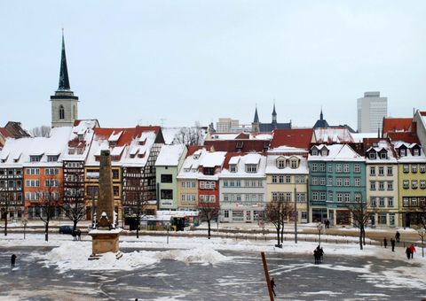 1670 Erfurt im Winterkleid