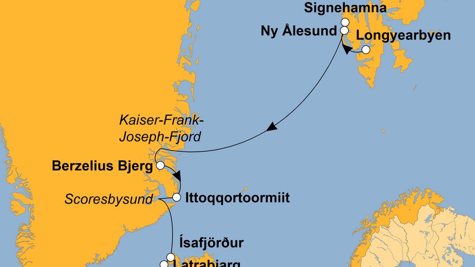 Ihre Reiseroute