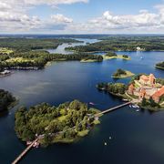 Burg Trakai an einem Sommertag