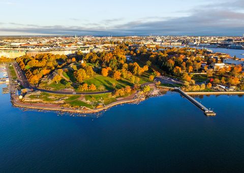 Blick auf Helsinki