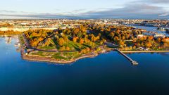 Blick auf Helsinki