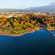 Blick auf Helsinki