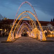 Magdeburger Lichterwelt auf dem Domplatz