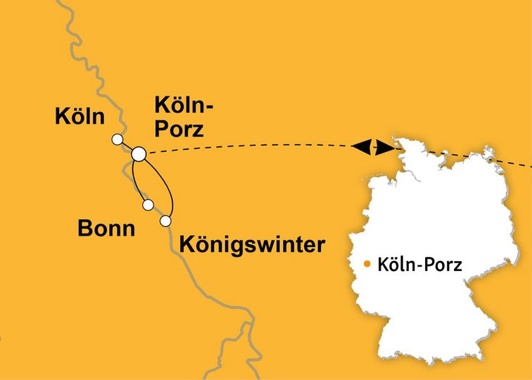 Ihre Reiseroute