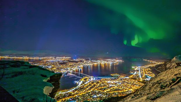 Nordlichter über Tromsö