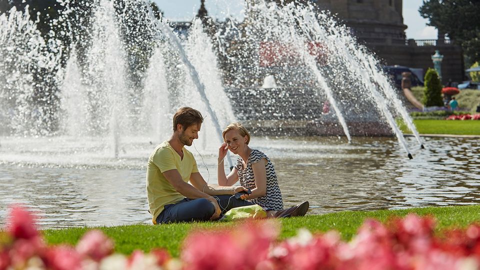 Mannheim , Am Wasserturm