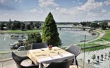 Blick von der Dachterrasse im Hotel Pod Wawelem