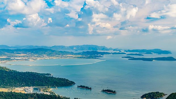 Panorama von Langkawi, Malaysia