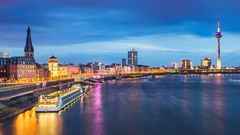 Düsseldorf, Abendstimmung