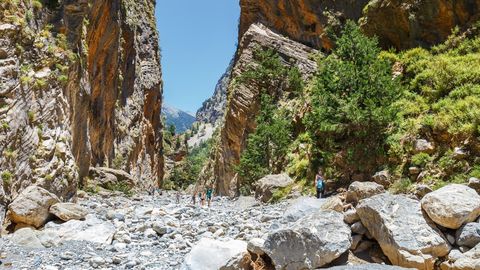 Wandern in der Samaria-Schlucht