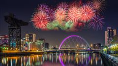 Glasgow Feuerwerk