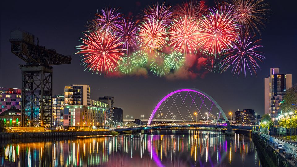 Glasgow Feuerwerk