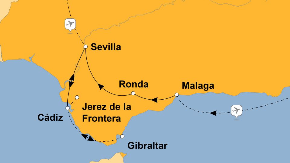 Ihre Reiseroute