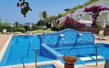 Pool vom Hotel Albatros in Ischia, Italien, mit Garten 