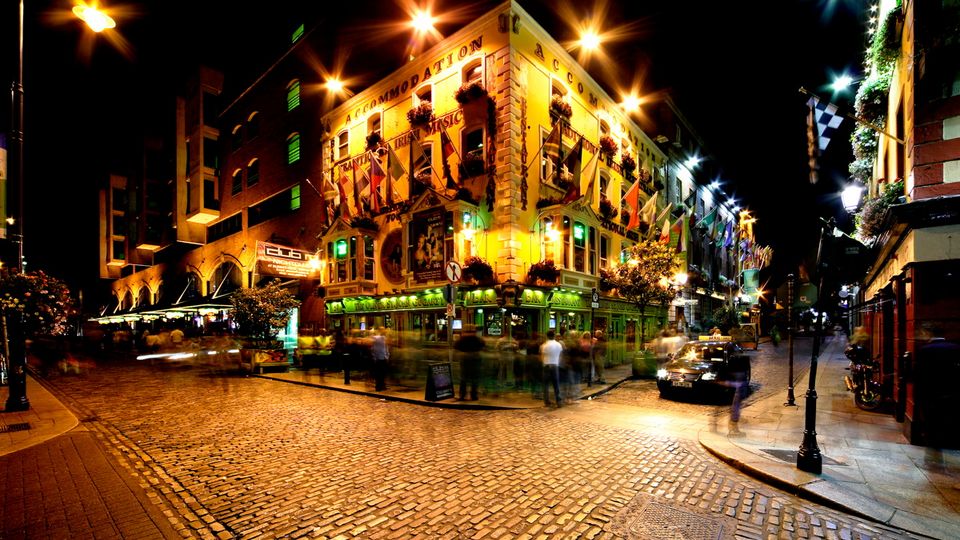 Temple Bar Viertel in Dublin