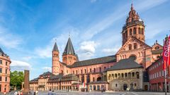 Mainz, Dom und Domplatz