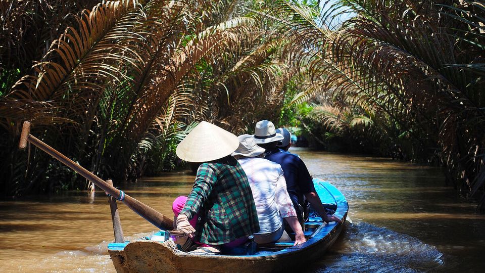 Bootsfahrt Mekong