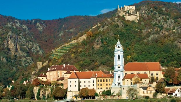 Dürnstein an der Donau im Herbst, Wachau