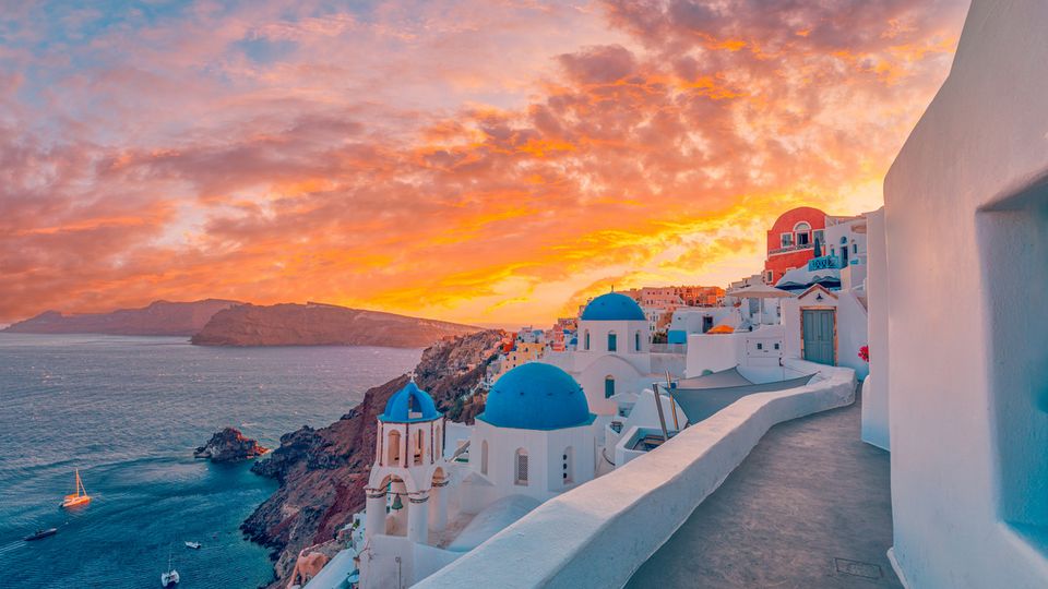 Santorin, Sonnenuntergang