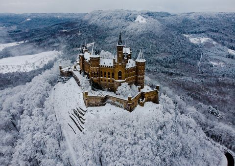 Burg Hohenzollern im Winter
