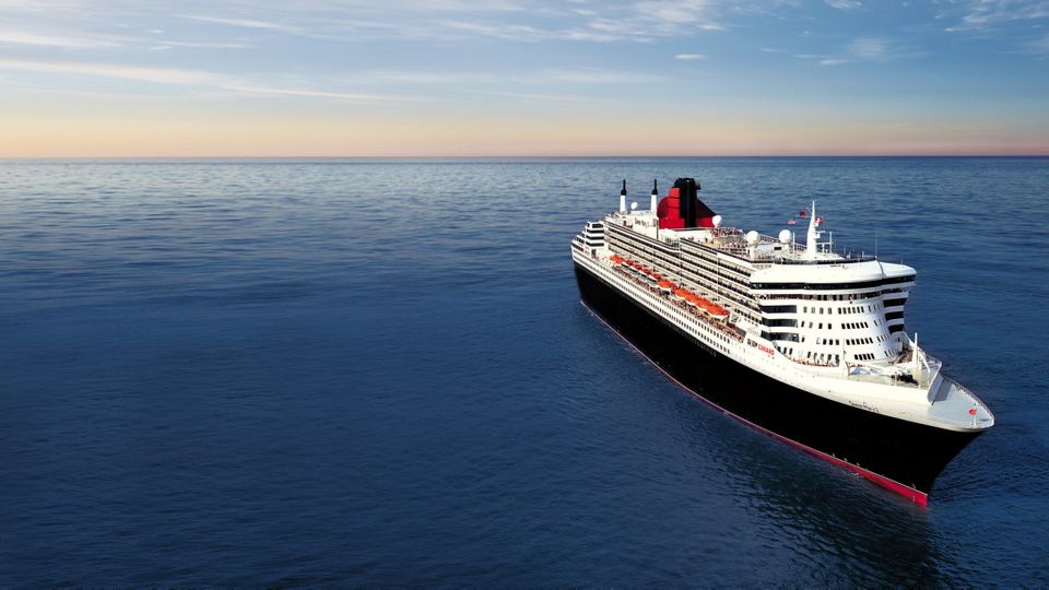 Queen Mary 2 auf See