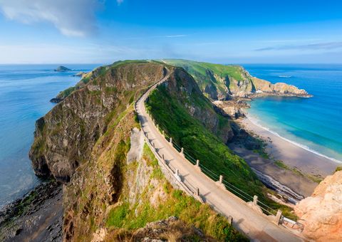 Naturdamm bei La Coupée, Insel Sark