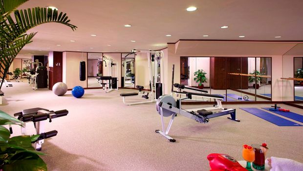 Fitnessraum im Plaza Harbour Metropolis Hongkong