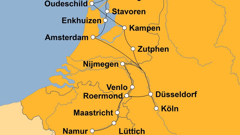 Ihre Reiseroute
