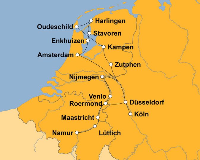 Ihre Reiseroute