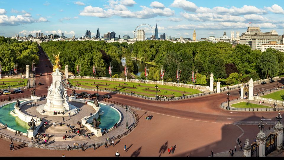 Queen Victoria Memorial vor dem Buckingham Palast