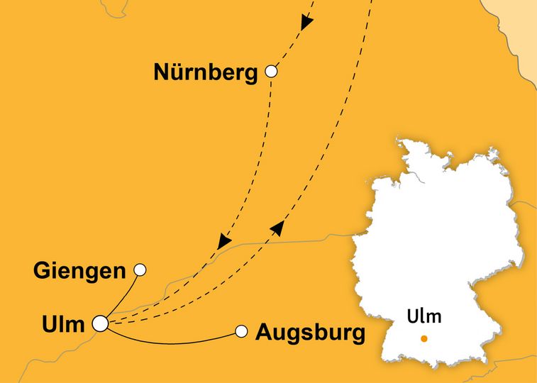 Ihre Reiseroute