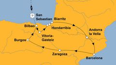 Ihre Reiseroute