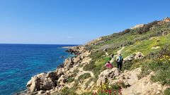 Wanderweg auf der Insel Gozo