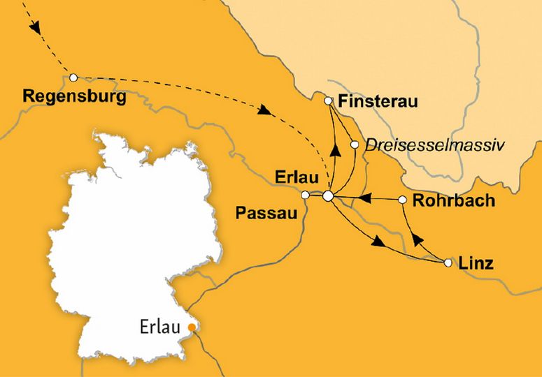 Ihre Reiseroute