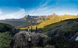 Blick auf die Drakensberge