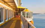 Open deck bei Tag