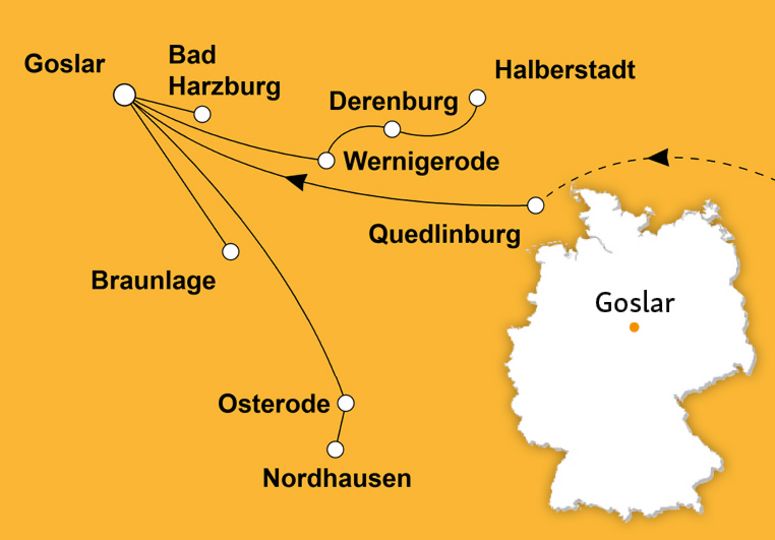 Ihre Reiseroute