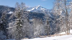 Winterlandschaft bei Garmisch-Partenkirchen