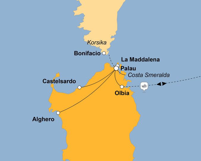 Ihre Reiseroute ©www.stepmap.de Ihre Reiseroute